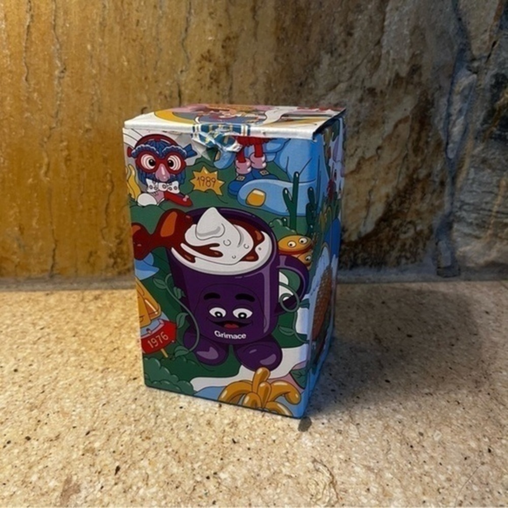 2024 McDonald's Collector's Edition Glass GRIMACE / NANOBLOCK FRIES Canada
